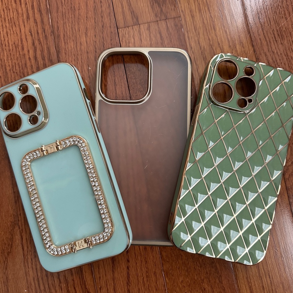 Set Of 3 Phone Cases For IPhone 14 Pro Max
